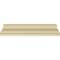 Ekena Millwork 3 7/8"H x 3 7/8"P x 5 1/2"F x 94 1/2"L Carrillo Small Crown Moulding MLD04X04X05CI - alternate 4